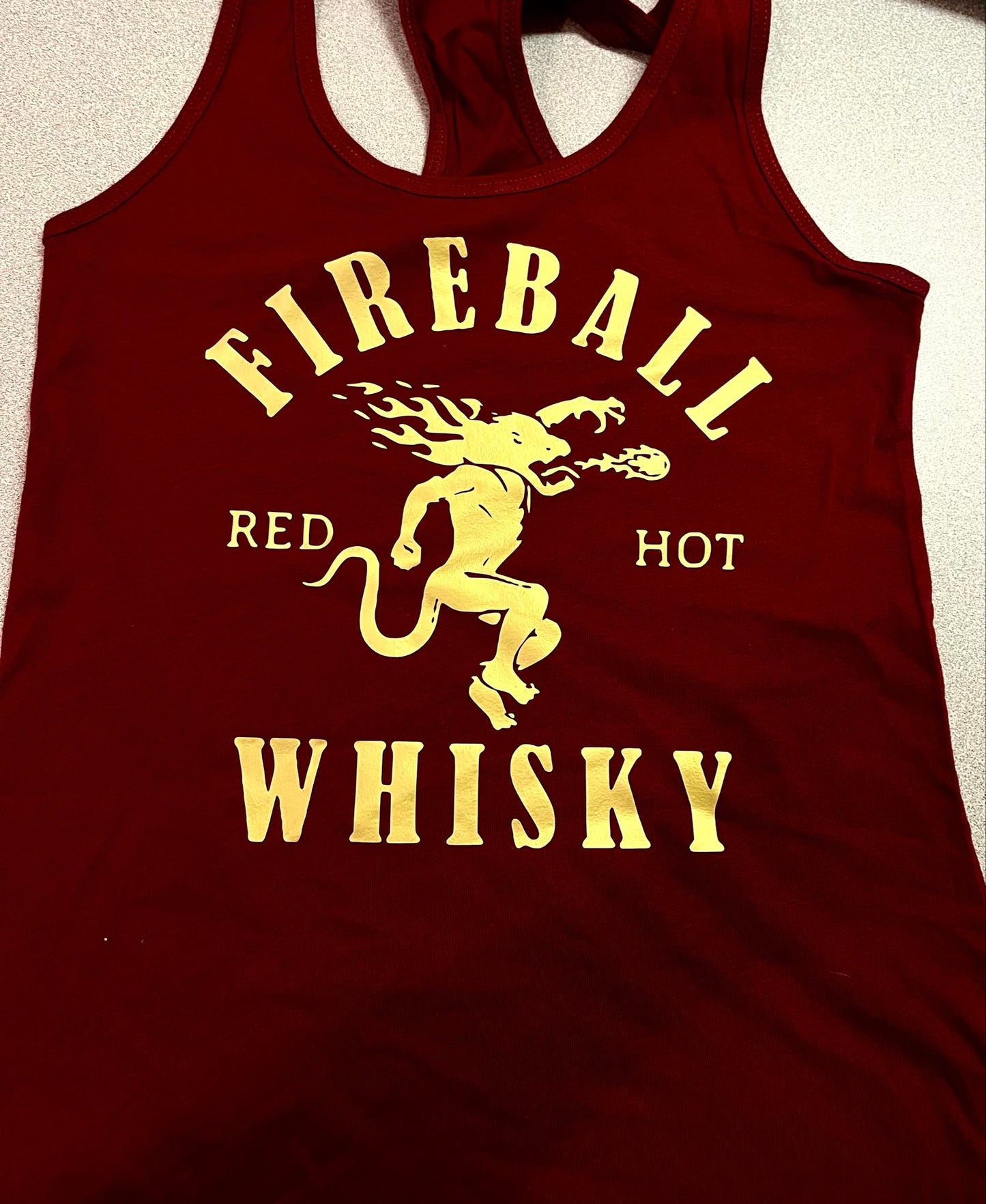 Personalized Tank (Fireball Whiskey)